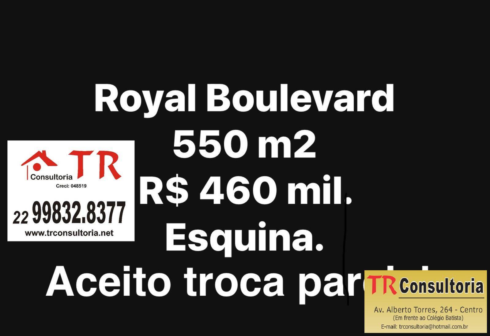 Vendo Terreno no Condomínio Royal Boulevard